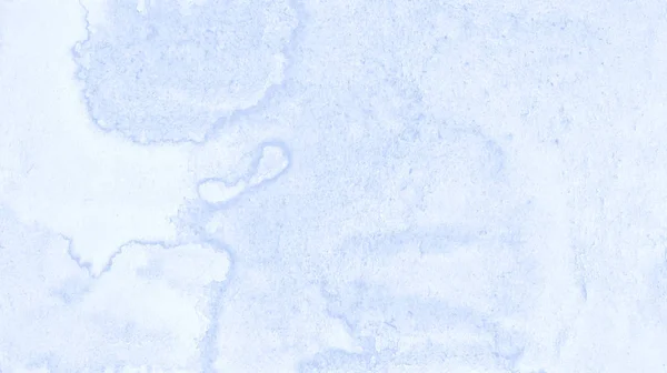 Lumina Pastel Albastru Acuarelă Fundal Abstract Loc Stropire Vopsea Blot — Fotografie, imagine de stoc