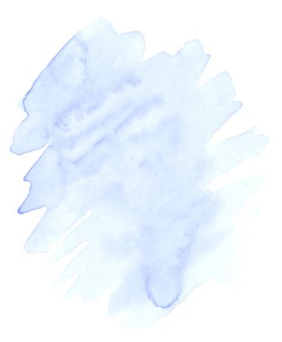 Metin, tasarım için beyaz zemin üzerine mavi pastel suluboya çizilmiş izole yıkama leke. Soyut fırça için duvar kağıdı, tarafından yapılan doku etiket.;