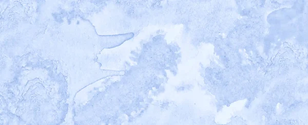 Ανοιχτό Παστέλ Μπλε Υδατογραφημα Αφηρημένο Φόντο Σημείο Σταγόνα Μπογιάς Κηλίδα — Φωτογραφία Αρχείου