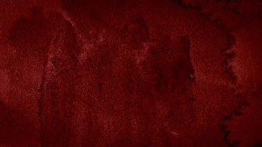 Koyu kırmızı sulu boya arka plan, leke, boya, leke, boşanma sıçrama. Endişe verici, kan kırmızı degrade. Vintage desen tasarım ve dekorasyon için. Metin için ile yer.