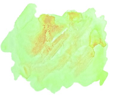 Metin, tasarım için beyaz zemin üzerine yeşil pastel suluboya çizilmiş izole yıkama leke. Soyut fırça için duvar kağıdı, tarafından yapılan doku etiket.