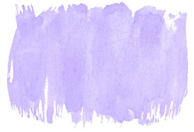 Lila pastel suluboya çizilmiş izole yıkama leke metin, tasarım için beyaz arka plan üzerinde. Soyut fırça için duvar kağıdı, tarafından yapılan doku etiket.