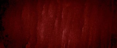 Koyu kırmızı sulu boya arka plan, leke, boya, leke, boşanma sıçrama. Endişe verici, kan kırmızı degrade. Vintage desen tasarım ve dekorasyon için. Metin için ile yer.