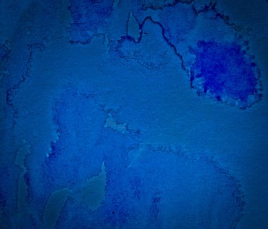 Doymuş bir koyu mavi suluboya soyut arka plan, spot, boyama, Blot, boşanma sıçrama. Farklı tasarım ve dekorasyon için Vintage desen. Metin alanı ile.