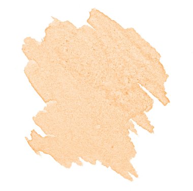 Beyaz arka plan metin, tasarım için hafif portakal suluboya çizilmiş izole yıkama leke. Soyut fırça için duvar kağıdı, tarafından yapılan doku etiket.