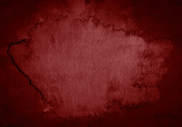 Dark Red Watercolor Abstract Background Stain Splash Paint Stain Divorce — Stock Photo, Image