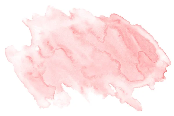 Светло Красный Розовый Акварельный Рисунок Белом Фоне Текста Оформления Абстрактная — стоковое фото