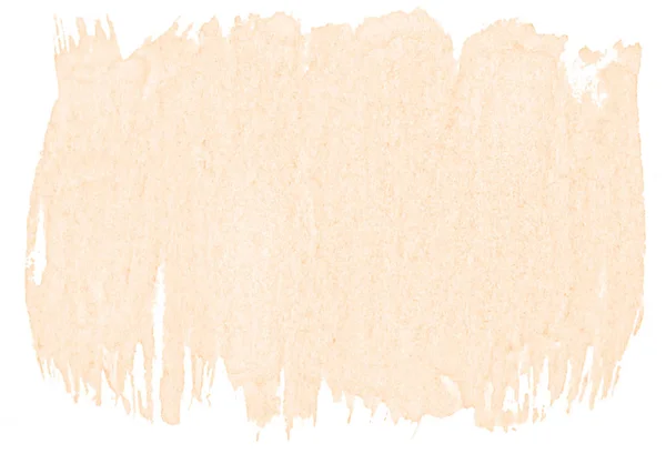 Ljus Orange Akvarell Handritade Isolerade Tvätta Fläcken Vit Bakgrund För — Stockfoto