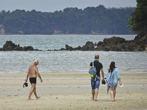 Krabi Town Tajlandia Stycznia 2017 Roku Szczęśliwa Młoda Para Razem — Zdjęcie stockowe