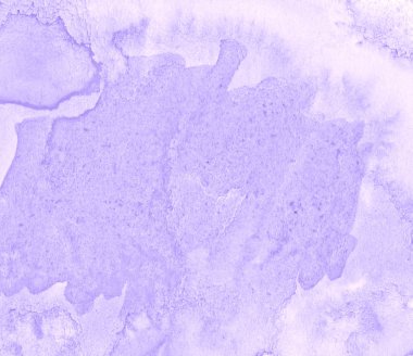 Yırtık vuruş ve çizgiler ile Lila pastel suluboya çerçevesi. Tasarım, düzenler ve desenler için soyut arka plan.