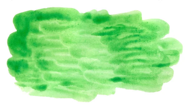 Акварельный Цвет Сочной Молодой Травы Ярко Зеленый Абстрактный Фон Пятно — стоковое фото