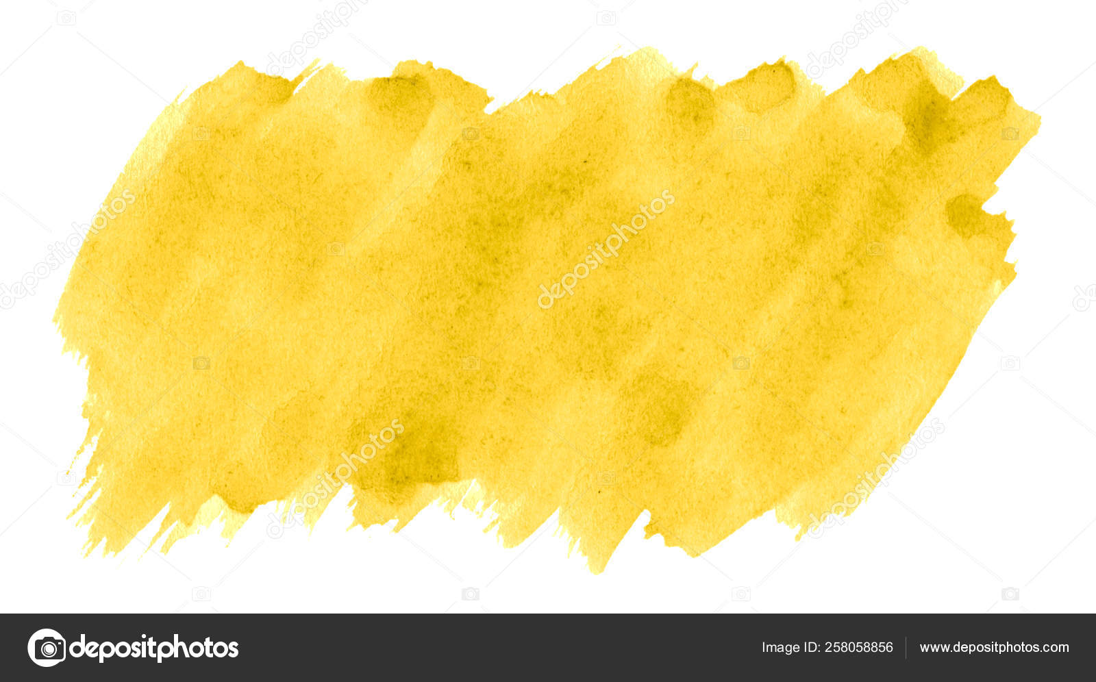 Amarillo acuarela fondo abstracto, mancha, salpicadura de pintura, stai  Ilustración de stock #258058856 de ©404045, image size:1600x996