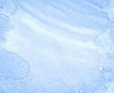 Yırtık vuruş ve çizgili açık mavi pastel suluboya çerçeve. Tasarım, düzenler ve desenler için soyut arka plan.