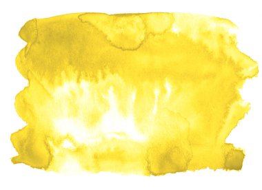 Sarı suluboya arkaplan, leke, sıçrama boyası, stai