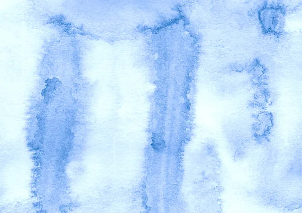 Cadre Aquarelle Pastel Bleu Clair Avec Traits Rayures Déchirés Contexte — Photo