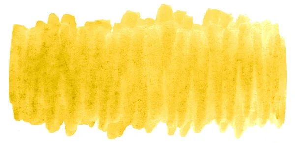 黄色水彩画背景，污渍，飞溅漆，石灰 — 图库照片