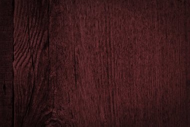 Koyu bordo eski kaba ahşap doku. Tasarım için maun soyut arka plan. Vintage retro