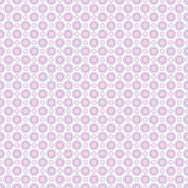 Nahtloses Muster Aus Pastelllila Und Rosa Kreisen Hintergrund Für Stoffe — Stockvektor