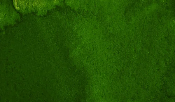 Tmavě Zelený Rám Akvarel Trhané Tahy Pruhy Abstraktní Pozadí Pro — Stock fotografie