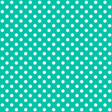 Dikişsiz desen, elektrikli yeşil arka plan üzerinde büyük beyaz bir noktadır. Herhangi bir formu doldurmak için uygun Eps Vektör dosyası.