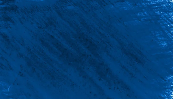 Marco de acuarela azul oscuro con trazos rotos y rayas. Abstra — Foto de Stock