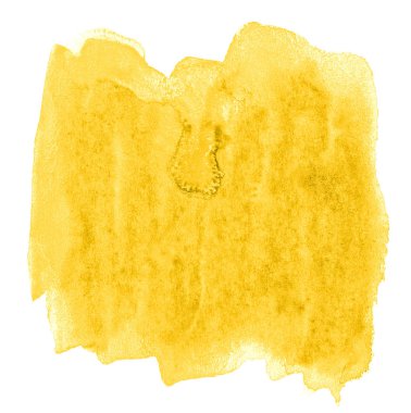 Canlı Sarı suluboya soyut arka plan, leke, sıçrama pai