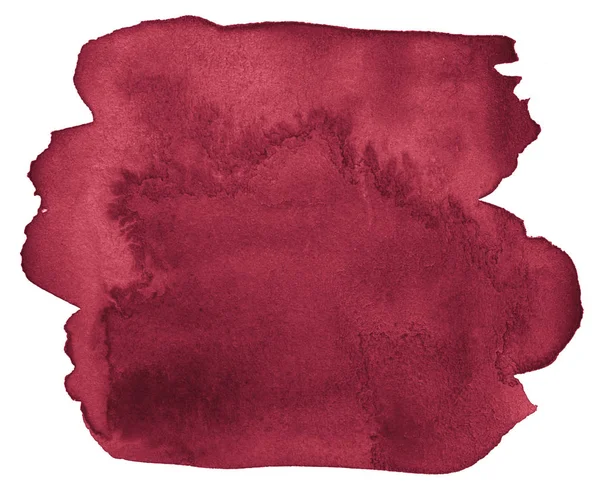 날카로운 국경과 페르시아어 빨간색의 트렌디 색상의 수채화 수채화 브러쉬 텍스트에 — 스톡 사진
