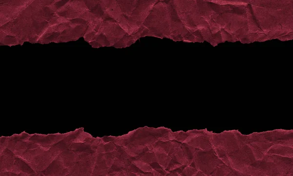 Scraps of dark red paper on a white background. Isolated on whit