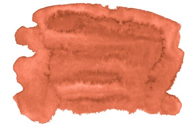 Keskin sınırları ve boşanmalar ile Nasturium trendy renklerin suluboya arka plan. Suluboya fırça sıyrık lekeleri. Metin için kopyalama alanı ile.