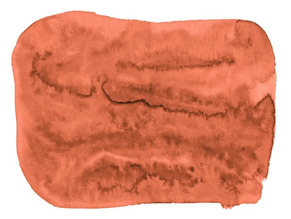 シャープな境界線と離婚とナスリウムのトレンディな色の水彩画の背景 水彩ブラシの汚れ テキストのコピースペース付き — ストック写真