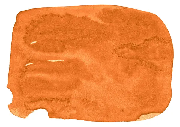 Lebendige orange Aquarell abstrakten Hintergrund, Fleck, Splash Pai — Stockfoto