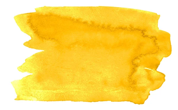 Vodní Barva Pozadí Moderních Barev Pulzující Žlutá Ostrými Hranicemi Rozvody — Stock fotografie