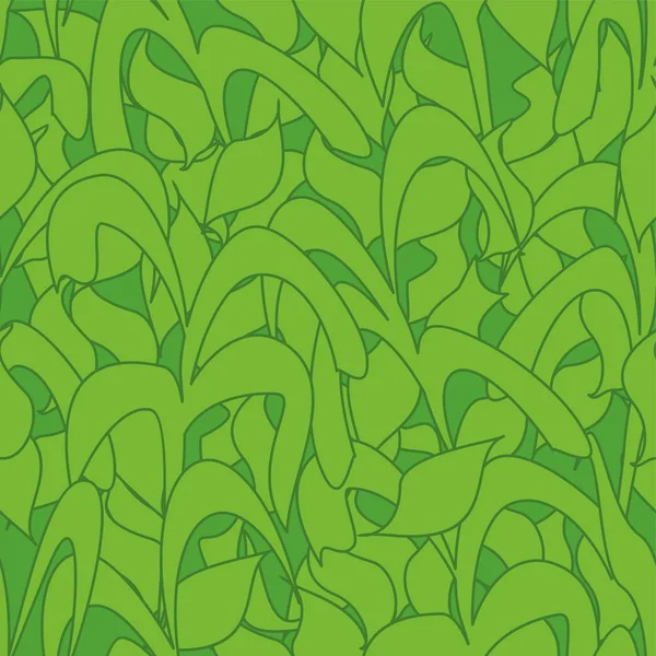 Nahtloses Muster Grüne Tarnschilfblätter Für Stoffe Tapeten Tischdecken Drucke Und — Stockvektor