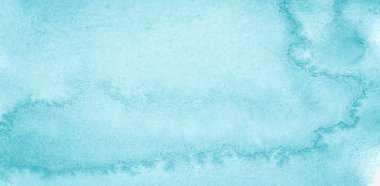 Tuhaf doğal boşanmalar ve çizgiler ile Mavi masmavi Suluboya arka plan. Metin için kopyalama alanı içeren soyut çerçeve.