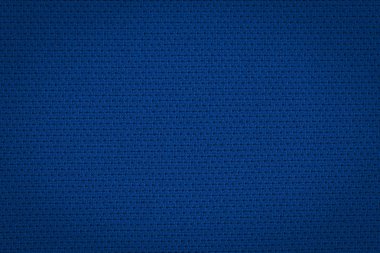 Gerçek bir koyu mavi örme dokusu. Kumaş arka plan.