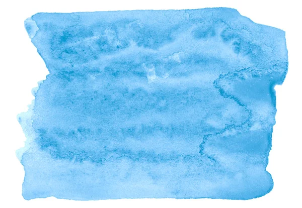 Akwarela Tło Modne Kolory Błękitu Nieba Ostrymi Granicami Rozwodów Plamy — Zdjęcie stockowe