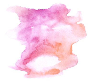 Pastel tonlarda çok renkli suluboya. Boşanmalar ve sınırlar ile izole bir yer. Metin için kopyalama alanı ile çerçeve.