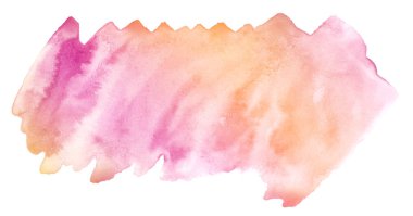 Pastel tonlarda çok renkli suluboya. Boşanmalar ve sınırlar ile izole bir yer. Metin için kopyalama alanı ile çerçeve.