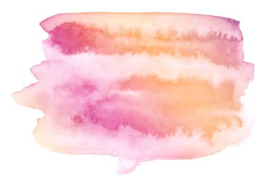 Pastel tonlarda çok renkli suluboya. Boşanmalar ve sınırlar ile izole bir yer. Metin için kopyalama alanı ile çerçeve.