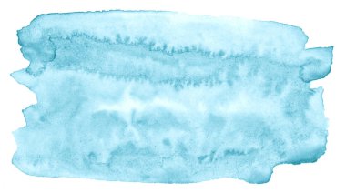 Mavi masmavi Suluboya boşanmalar ve sınırları ile izole bir nokta. Metin için kopyalama alanı ile çerçeve.