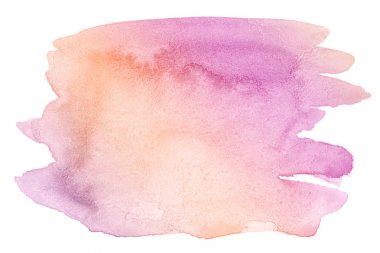 Pastel tonlarda çok renkli suluboya. Boşanmalar ve sınırlar ile izole bir yer. Metin için kopyalama alanı ile çerçeve.