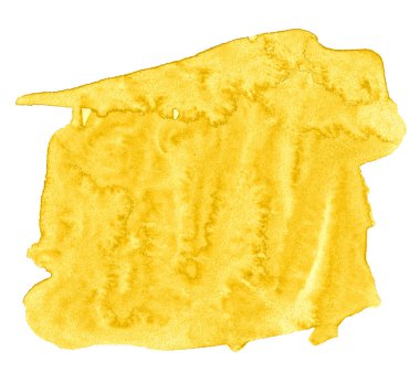 Canlı Sarı suluboya soyut arka plan, boşanmalar ve sınırları ile izole bir nokta. Tasarım ve dekorasyon için vintage resimler. Kopyalama alanı ile çerçeve.