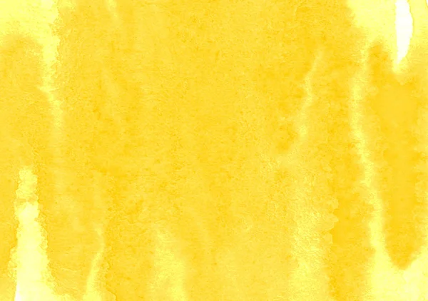 Moldura Aquarela Amarela Vibrante Com Traços Rasgados Listras Fundo Abstrato — Fotografia de Stock