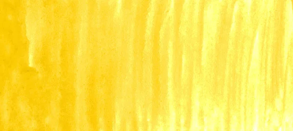 Leuchtend Gelber Aquarellrahmen Mit Gerissenen Strichen Und Streifen Abstrakter Hintergrund — Stockfoto