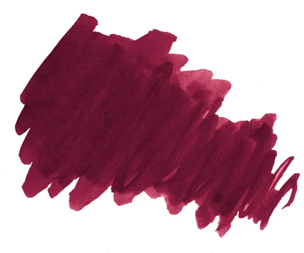 Persisk Röd Akvarell Trendfärg Isolerad Plats Med Skilsmässor Och Gränser — Stockfoto