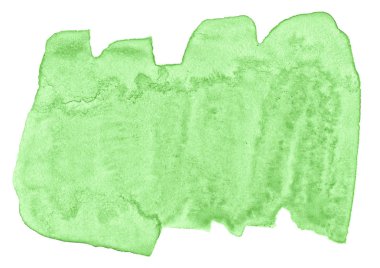 Yeşil pastel suluboya soyut arka plan, boşanmalar ve sınırları ile izole bir nokta. Tasarım ve dekorasyon için vintage resimler. Kopyalama alanı ile çerçeve.