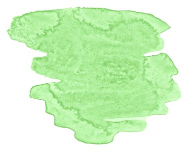 Yeşil pastel suluboya soyut arka plan, boşanmalar ve sınırları ile izole bir nokta. Tasarım ve dekorasyon için vintage resimler. Kopyalama alanı ile çerçeve.