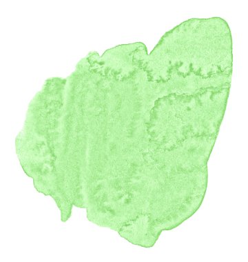 Yeşil pastel suluboya soyut arka plan, boşanmalar ve sınırları ile izole bir nokta. Tasarım ve dekorasyon için vintage resimler. Kopyalama alanı ile çerçeve.