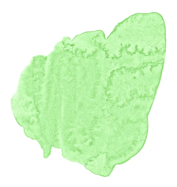 Yeşil pastel suluboya soyut arka plan, boşanmalar ve sınırları ile izole bir nokta. Tasarım ve dekorasyon için vintage resimler. Kopyalama alanı ile çerçeve.