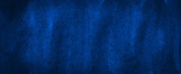 Насичений Темно Синій Акварель Унікальними Нерівними Фарбами Абстрактний Фон Індивідуальності — стокове фото